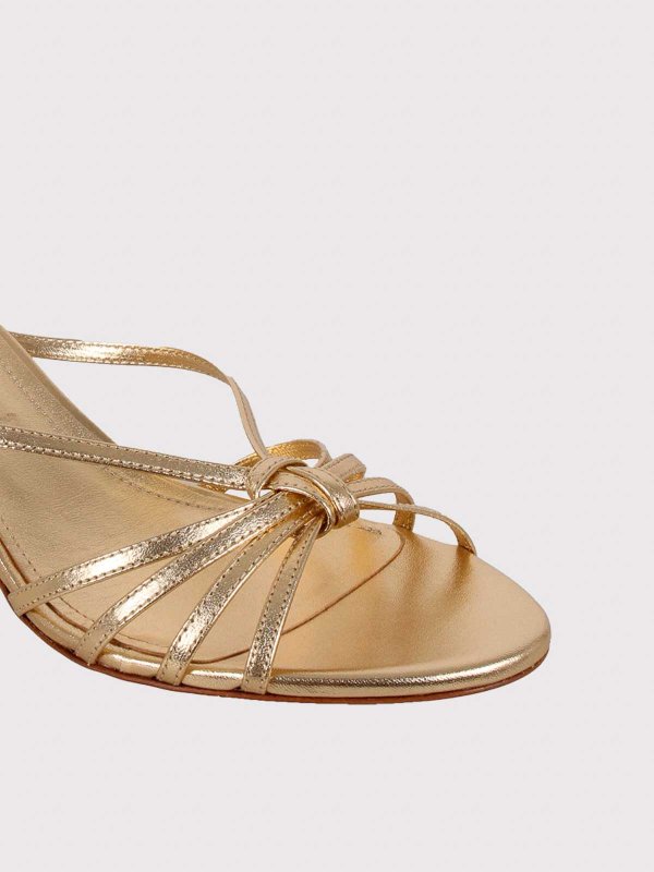 The Best Shops AEYDE: Zapatos chinelas - Chinelas - Dorado