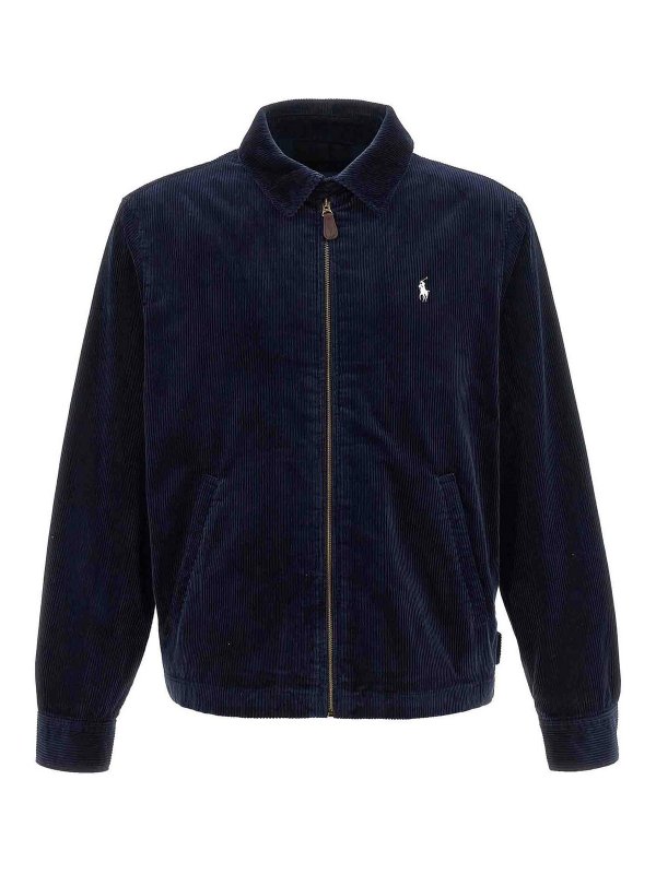 POLO RALPH LAUREN: カジュアルジャケット - カジュアルジャケット - ブルー