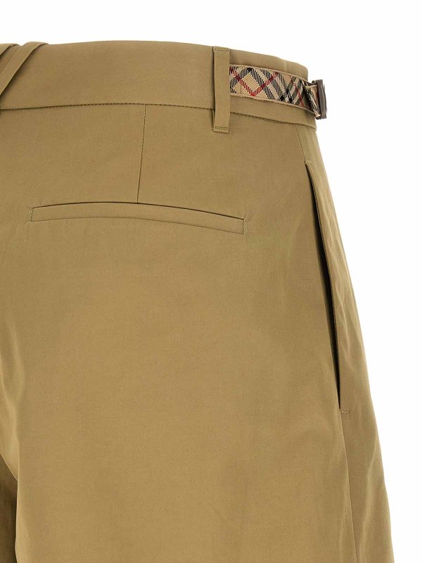 Shorts - Verde shop online: BURBERRY