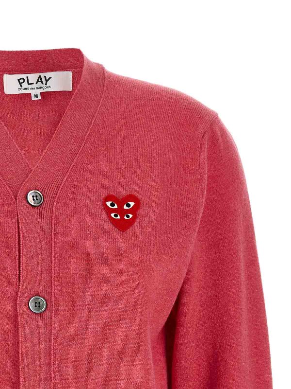 The Best Shops Comme des Garçons Play: カーディガン - カーディガン - ヌードカラー