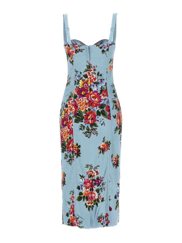 DOLCE & GABBANA: ニーレングスドレス online - 膝丈ドレス - マルチカラー