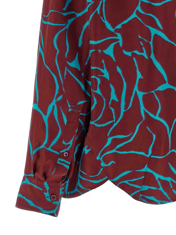 シャツ - ダークレッド shop online: DRIES VAN NOTEN