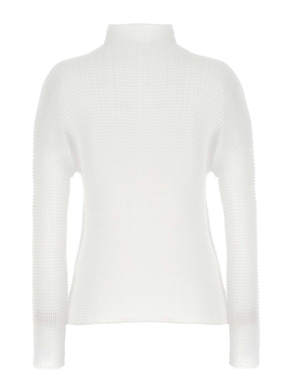 ISSEY MIYAKE: ブラウス online - ブラウス - 白