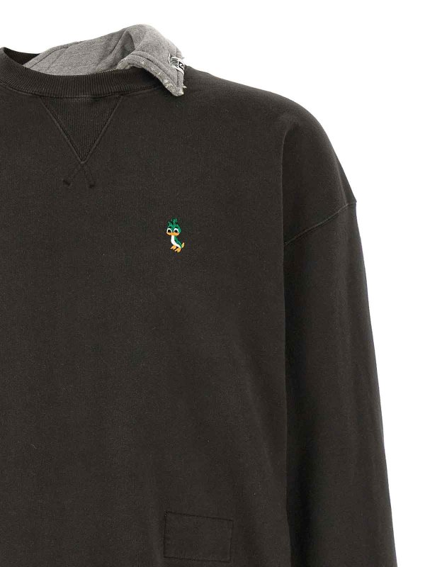 The Best Shops MAISON MIHARA YASUHIRO: スウェット＆セーター - スウェットシャツ/セーター - 黒