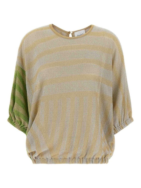 Nude: Pull col rond - Pull Col Rond - Multicolore