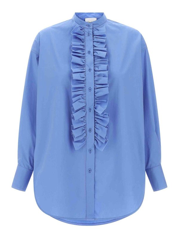 Nude: camicie - Camicia con ruches
