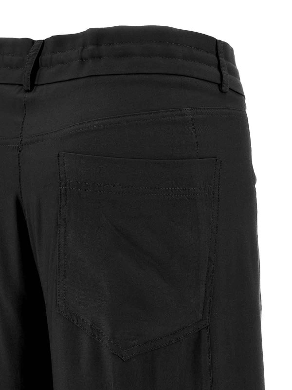 Viscose pants shop online: Nude