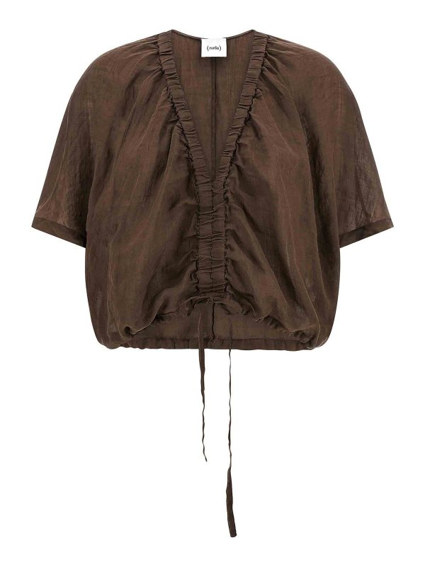 Nude: Blusen - Bluse - Braun