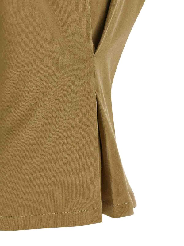Sequin t-shirt shop online: Nude
