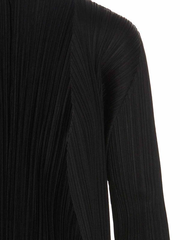 The Best Shops PLEATS PLEASE ISSEY MIYAKE: カーディガン - カーディガン - 黒
