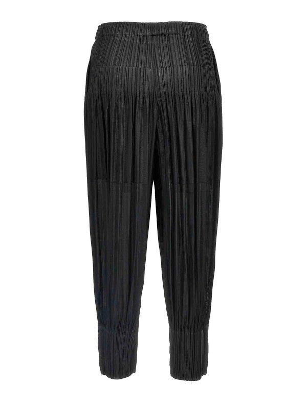 PLEATS PLEASE ISSEY MIYAKE: カジュアルトラウザー online - カジュアルパンツ - 黒