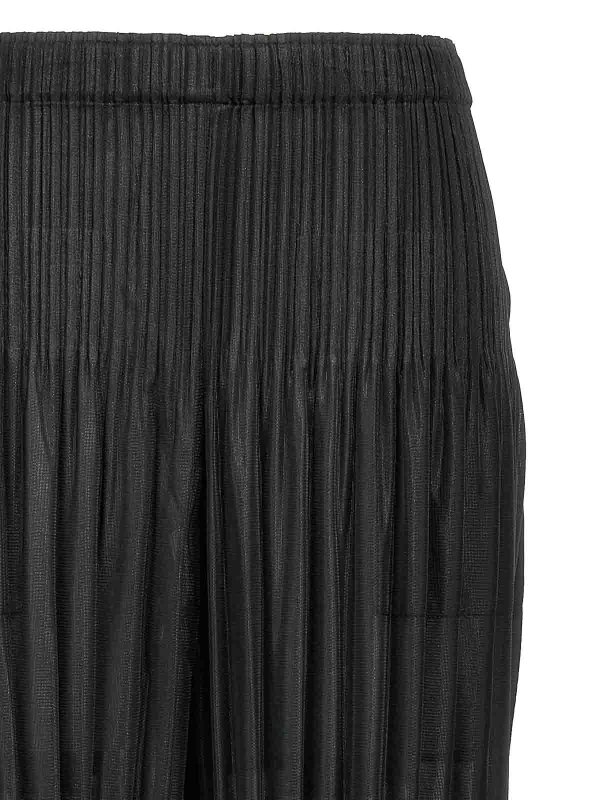 The Best Shops PLEATS PLEASE ISSEY MIYAKE: カジュアルトラウザー - カジュアルパンツ - 黒