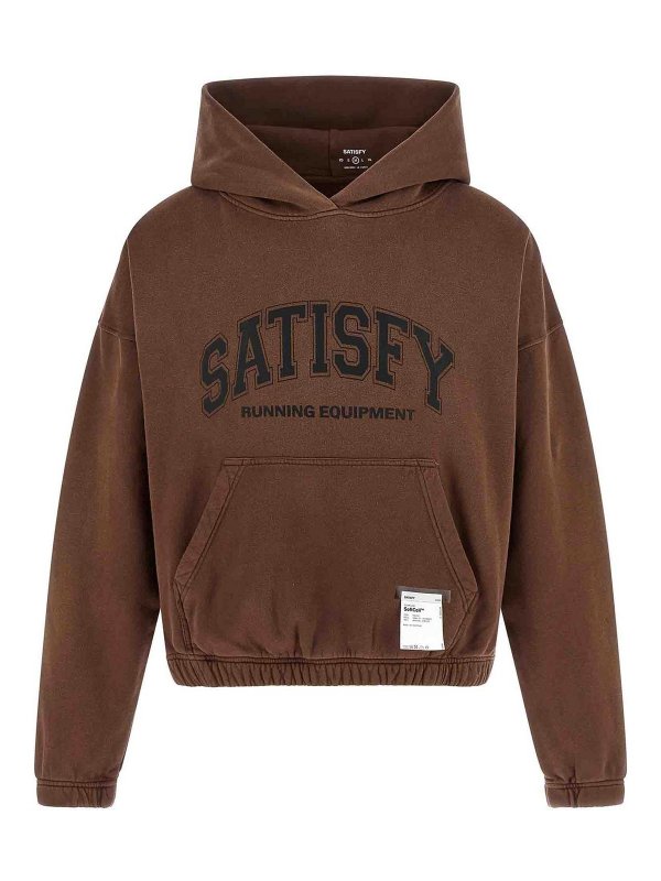 SATISFY: スウェット＆セーター - スウェットシャツ/セーター - ブラウン