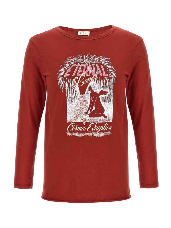 SECOND/LAYER: Camisetas - Camiseta - Rojo
