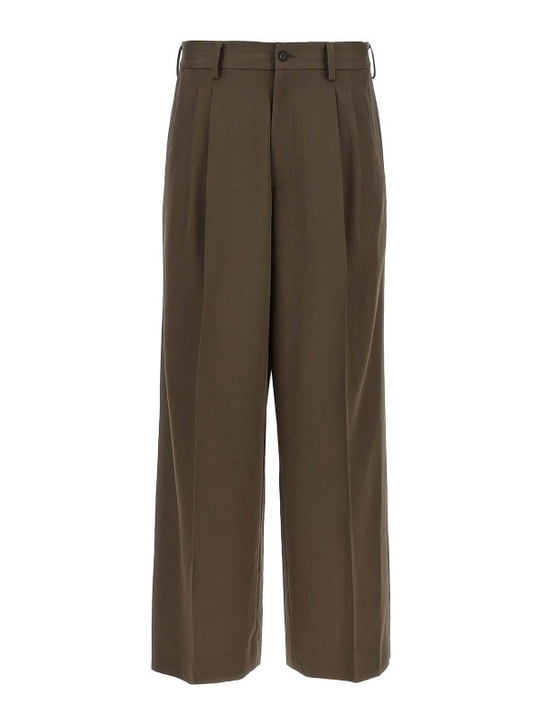 SSSTEIN: casual trousers - easy long wide