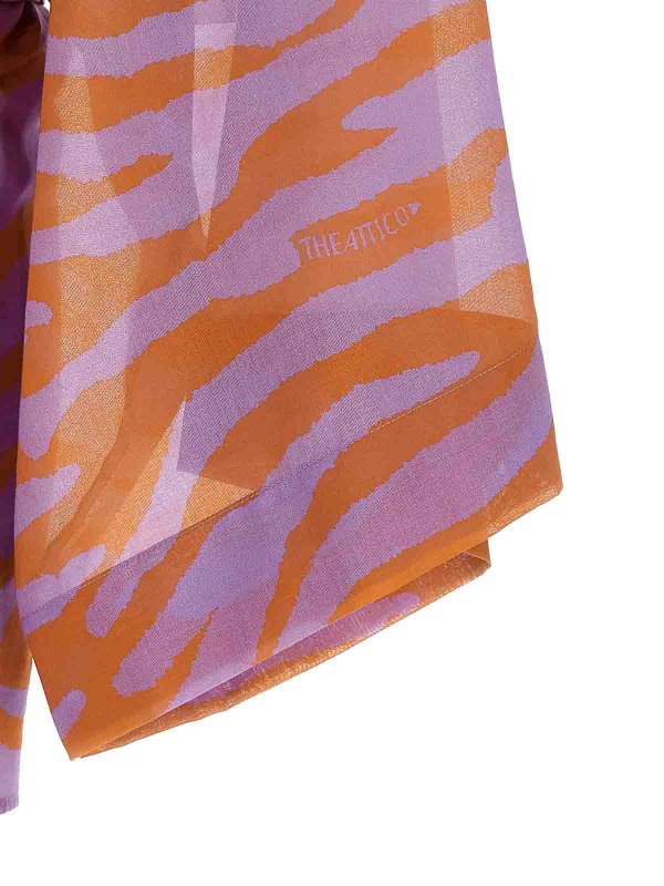 膝丈ドレス - 紫 shop online: The Attico