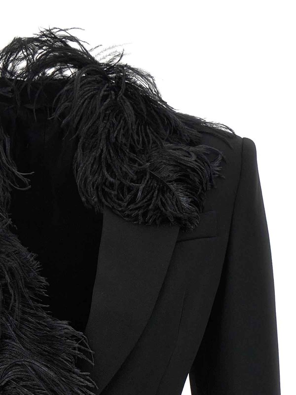 The Best Shops The Attico: blazers - Feather blazer