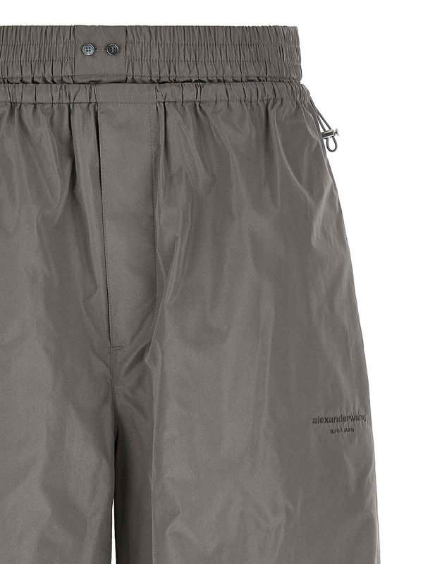 The Best Shops ALEXANDER WANG: トラウザーショーツ - ショートパンツ - グレー