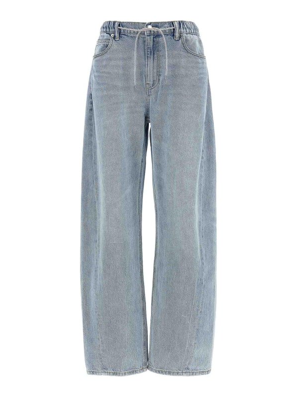 ALEXANDER WANG: ブーツカットジーンズ - ブーツカットジーンズ - ライトブルー