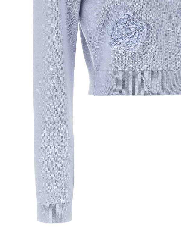 Cardigan - Hellblau shop online: Self Portrait