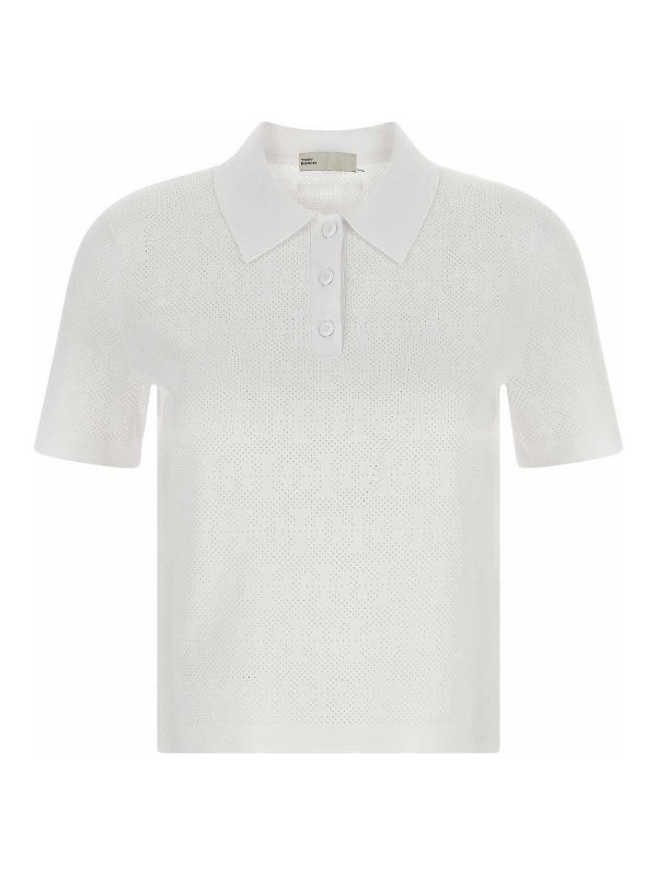 TORY BURCH: Polos - Polo - Blanco