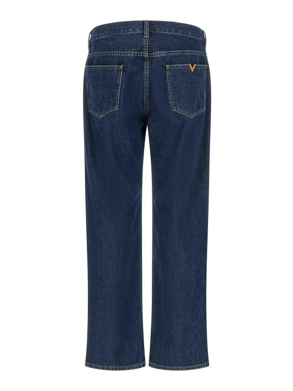 VALENTINO GARAVANI: ストレートジーンズ online - ストレートジーンズ - ブルー