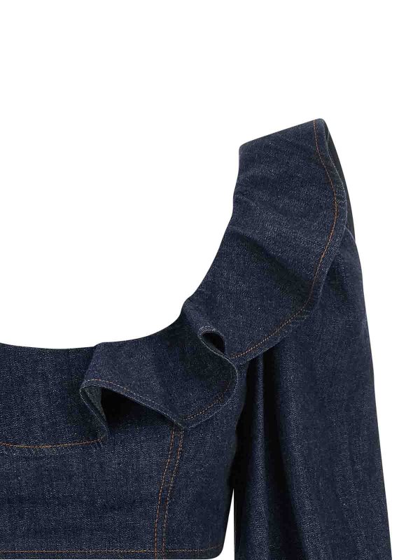 The Best Shops ZIMMERMANN: トップス＆タンクトップ - トップ/タンクトップ - ブルー