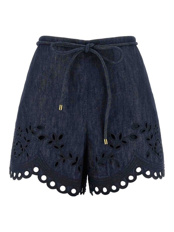 ZIMMERMANN: Hosen Shorts - Shorts - Blau