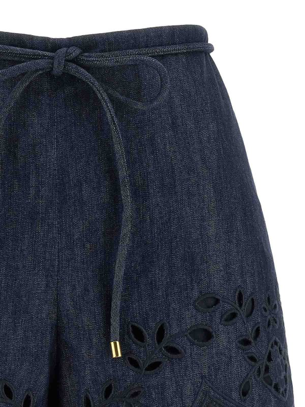 The Best Shops ZIMMERMANN: Hosen Shorts - Shorts - Blau