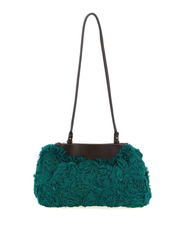 DRIES VAN NOTEN: Clutch - Pochette - Vert