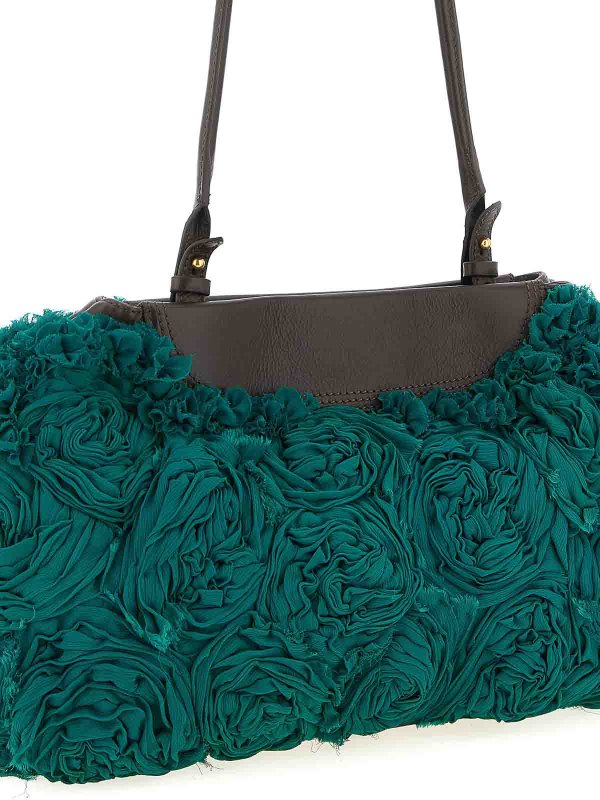 The Best Shops DRIES VAN NOTEN: Clutch - Pochette - Vert