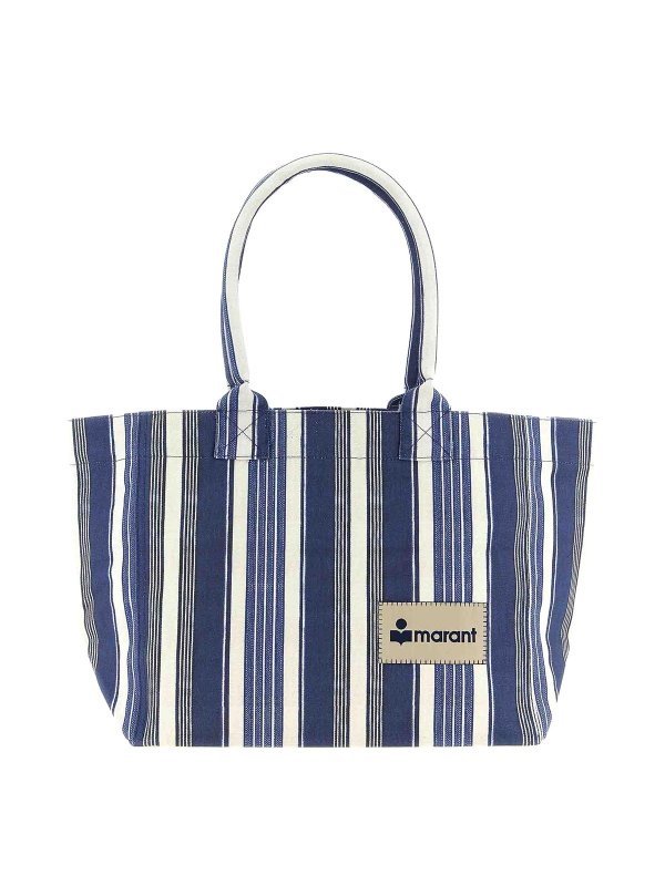 ISABEL MARANT: トートバッグ - トートバッグ - ブルー