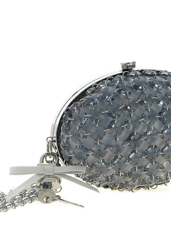 The Best Shops Self Portrait: Clutch - Pochette - Gris