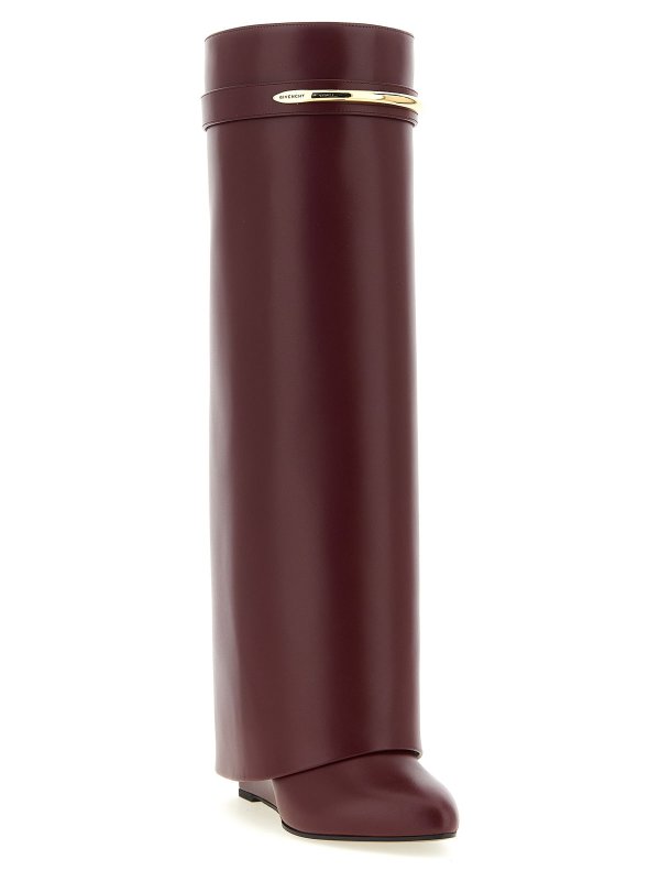 GIVENCHY: Botas online - Botas - Rojo Oscuro