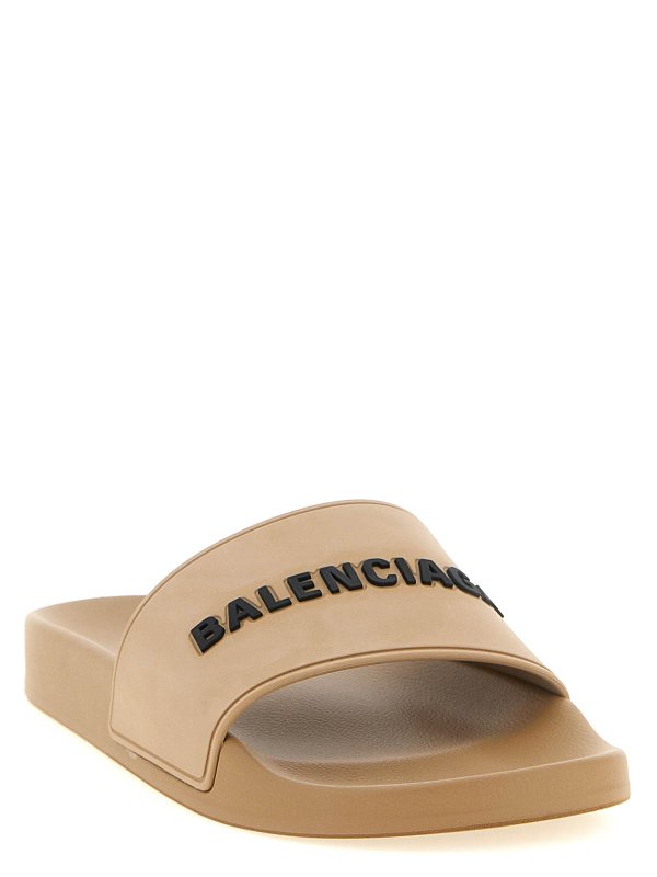 Balenciaga slide pool' sandals - Beige - Women|565547W1S809710