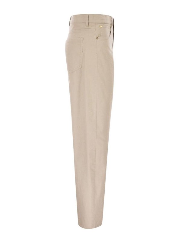 The Best Shops S MAX MARA: ストレートジーンズ - ストレートジーンズ - ベージュ