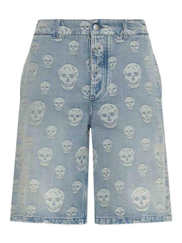 ALEXANDER MCQUEEN: Shorts - Short - Bleu