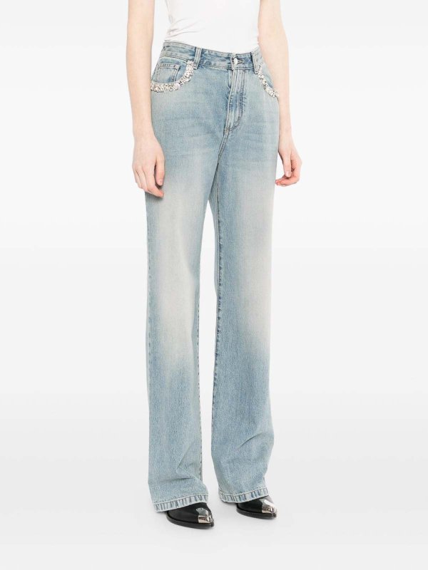 ALEXANDER MCQUEEN: ストレートジーンズ online - ストレートジーンズ - ブルー