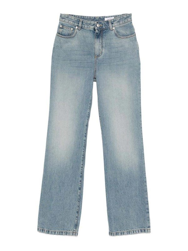 ALEXANDER MCQUEEN: Jeans Rectos - Vaqueros Rectos - Azul