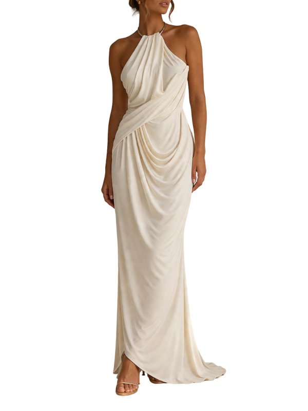 The Best Shops Amen: Maxi robe - Maxi Robe - Blanc
