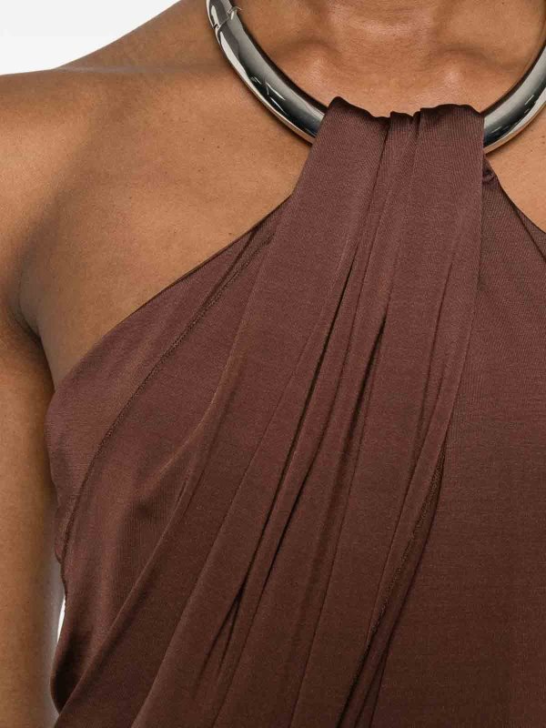 Amen buy online Maxi Robe - Marron