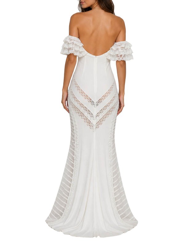 The Best Shops Amen: Maxikleider - Maxikleid - Weiß