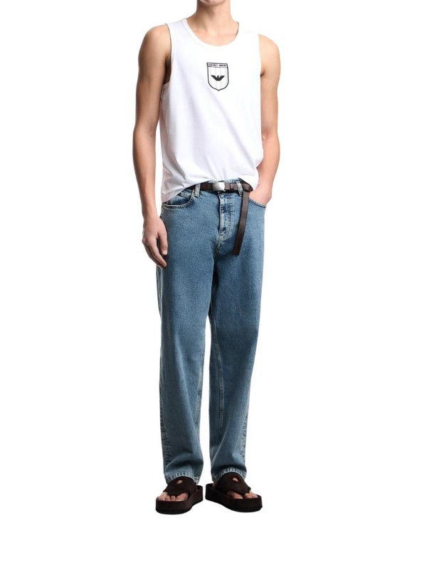 EMPORIO ARMANI: Tops und Tank Tops online - Top - Weiß