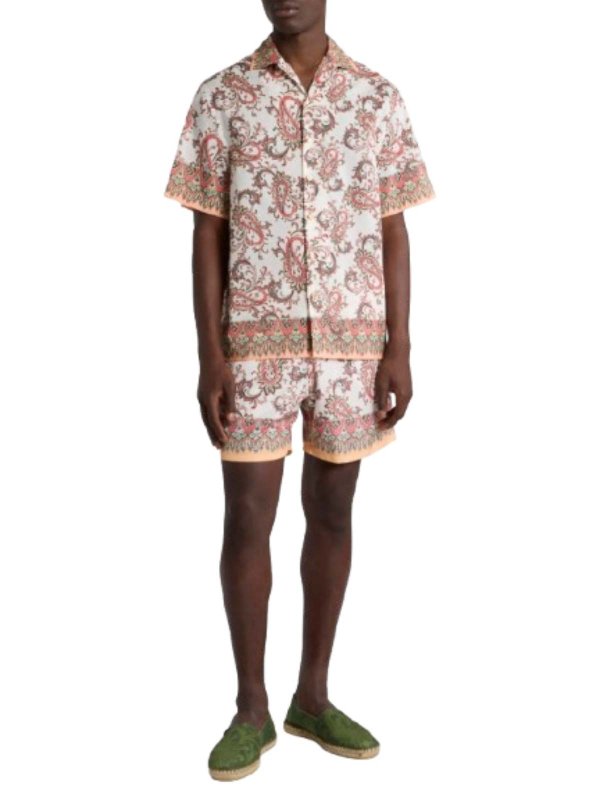 ETRO: Camisas online - Camisa - Naranja