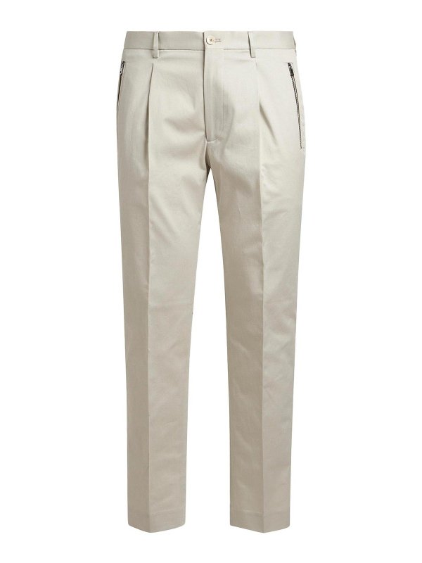 ETRO: Pantalones casual - Pantalón Casual - Blanco