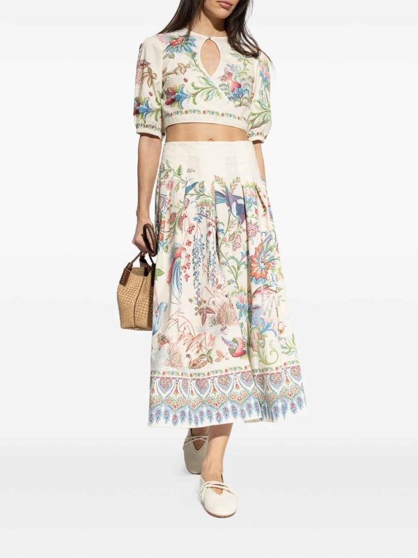 ETRO: ニーレングスドレス online - 膝丈ドレス - 白
