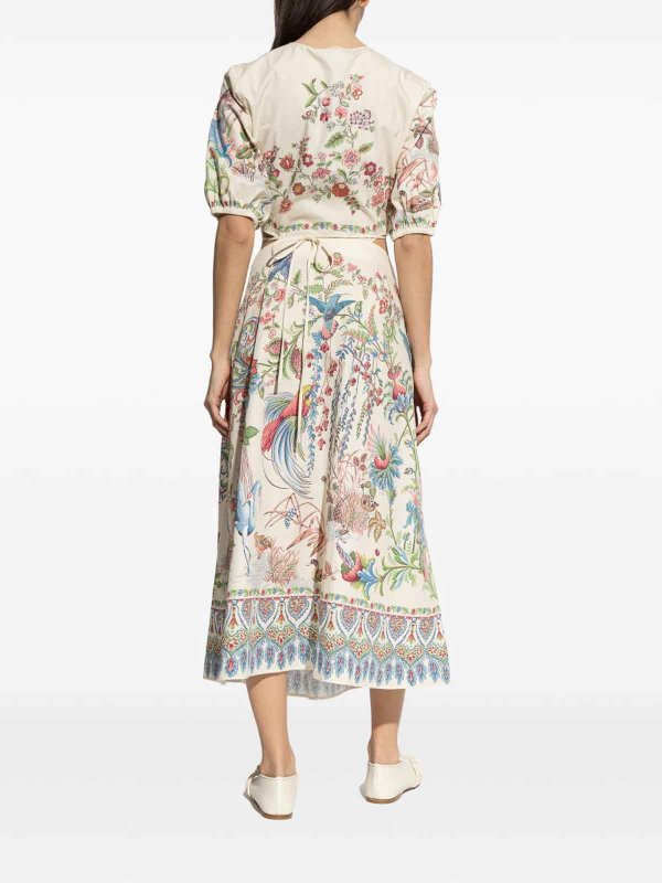 The Best Shops ETRO: ニーレングスドレス - 膝丈ドレス - 白