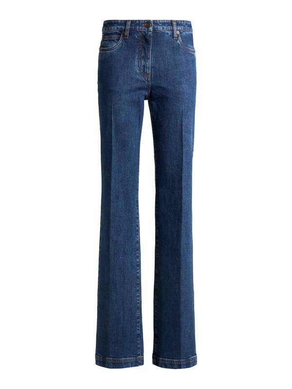 ETRO: Straight Leg Jeans - Straight Leg Jeans - Blau