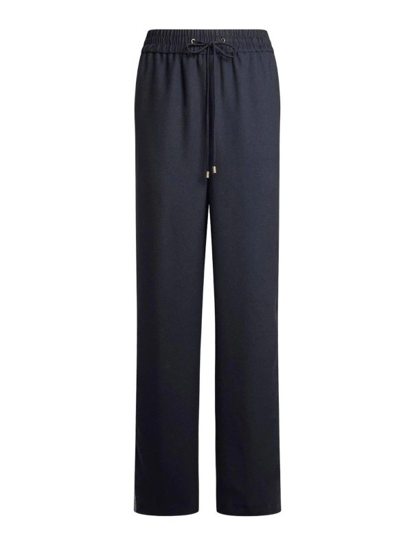 ETRO: casual trousers - Midnight Blue Sat
