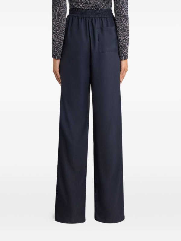 The Best Shops ETRO: casual trousers - Midnight Blue Sat